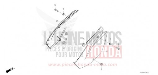 SIDE COVER CRF125FBS de 2025